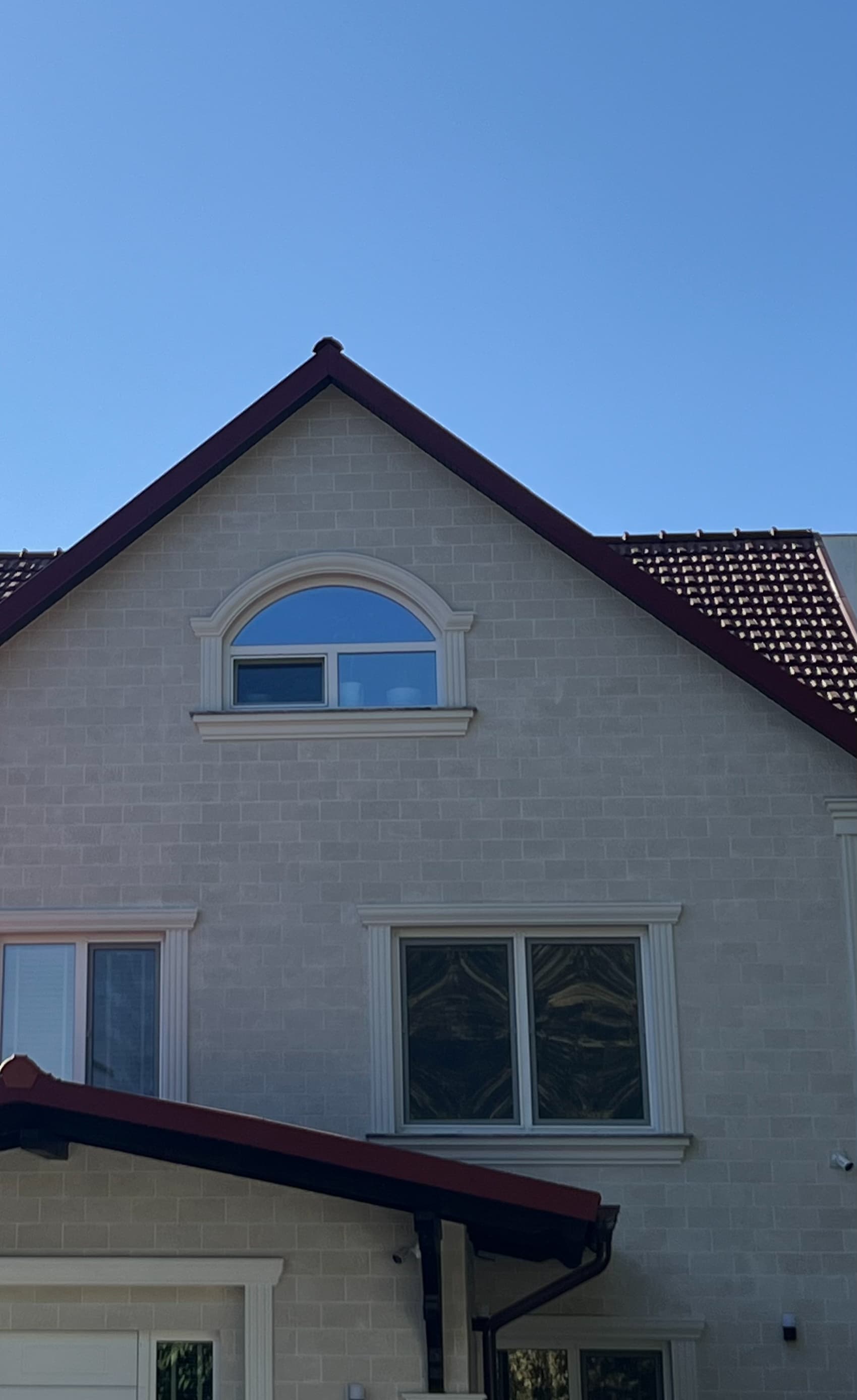 Piatră flexibilă fațada - casa la marginea orașului Durlesti — 4