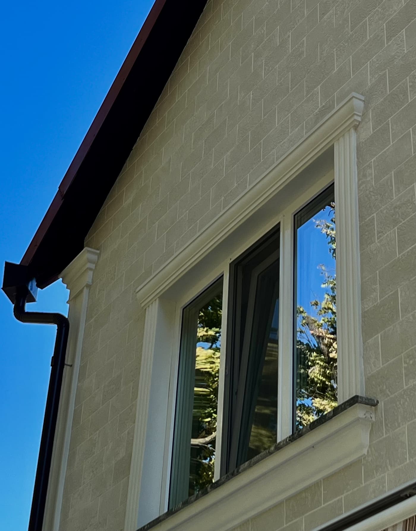 Piatră flexibilă fațada - casa la marginea orașului Durlesti — 6